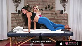 All girl massage - new masseuse silvia saige with alix lynx