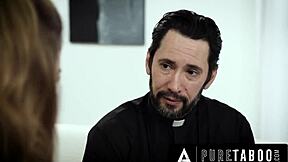 eliza eves fucks her priest hard!