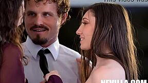 Valentines Day Threesome with Liz Jordan, Maya Woulfe, Robby Echo Was Sooo Hot, Ya Know!