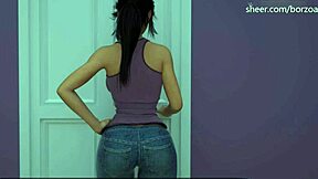 A lot of cum sprayed on step sister's face in Milfy City