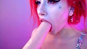 gorgeous egirl blows my mind with her webcam tricks!