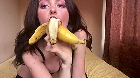 i watch this hot curve brunette strip and play with her ripped clothes