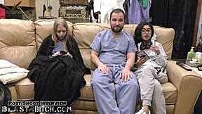 Man, Doctor Tampa blasts cum on Jasmine Rose’s thigh at hospital!