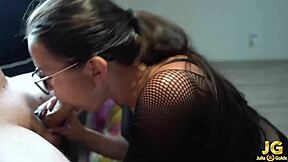 i love sucking my boyfriend's cock after work with deepthroat