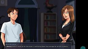 Making out session with my hot French teacher!