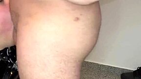 Latex facefuck doll gives sloppy blowjob again