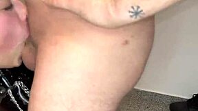 Latex facefuck doll gives sloppy blowjob again