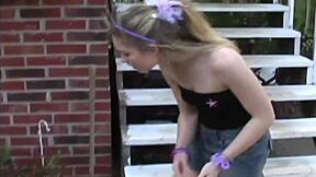 Help Me Hunt Easter Eggs in Skirt and Thong