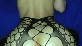 blonde babe with huge ass creams on bbc in sexy lingerie pov scene.