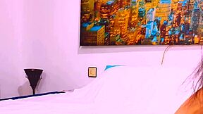 Bluee flashes and masturbates with dildo for followers showing pussy