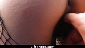 Lulu Chu's Ripped Stockings Lead To Sucking Officer Mike's Dick For Freedom At LifterXXX