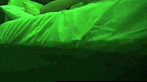 Stepsister fiercely cures stepbrother's midnight boner with licking and fingering.