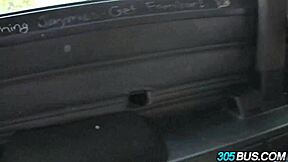 Spanish sluts on bus, ready for public fun?