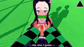 Ever seen Tanjiro and Nezuko in uncensored anime action?