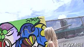 Chrissy Saunders gets rough POV fucking.