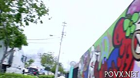 Chrissy Saunders gets rough POV fucking.