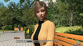 hot babe gets steamy in the shower during entrepreneur game 12.