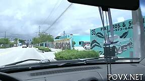 Chrissy Saunders gets rough POV fucking.