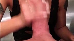 blondes and brunettes swallow my huge cock with screams