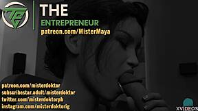 hot babe gets steamy in the shower during entrepreneur game 12.