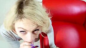 petite teen rides hard and sucks with wild energy