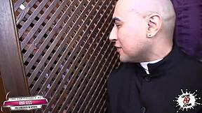 Confessions To A Perverted Priest Lead To Hardcore Blowjob And Cumshot