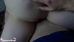 Babe gets doggystyle and rides while home alone, but is she really?