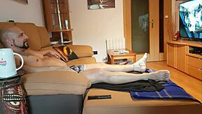 Sloppy Teen Blowjob Ends with Huge Cumshot on Face