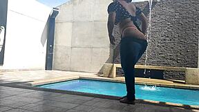 I sneak away with my buddy's wife for some fun while he's working