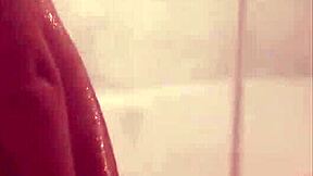 Roos van montfort exposes her small tits in the car