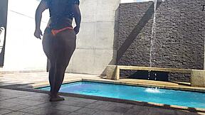 I sneak away with my buddy's wife for some fun while he's working