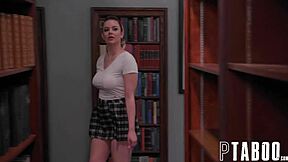 Don't judge this group bang by its cover – petite teens with big asses in blowjob pov