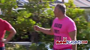 sensual orgy vibes with milfs and teens. oral action heats up the wild night!