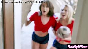 Horny Teens Banged Hard in Sporty Foursome