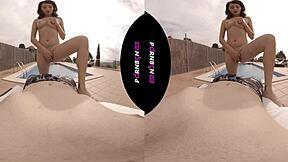 Horny Latina Neighbor Outdoor Fuck