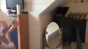 Mature hottie in heels shares cock intriguingly