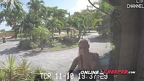 karma gets her cunt stretched out by scary bruno during yoga class