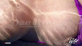 Hey, check out this busty Pinay showing off her huge boobs while chilling by the pool! Want in on the scandal?