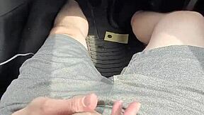 Wife Performs Public Car Handjob Blowjob Leading To Cumshot In Mouth