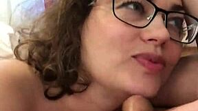 Sexwife Karolina Sucks Husband's Cock Before Work in Steamy Session