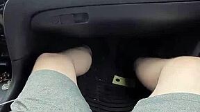 Wife Performs Public Car Handjob Blowjob Leading To Cumshot In Mouth