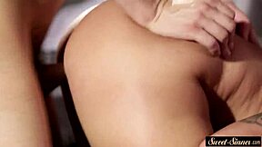 teen gets doggystyled before receiving oral pleasure