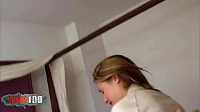 stunning spanish teen monica vera in casting interview