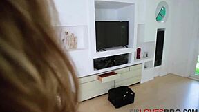 Ever wondered how to seduce a stepbrother? Kasey Miller shows the taboo way in wild action.