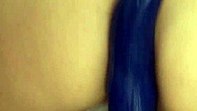 Horny brunette STEPSISTER loves to MASTURBATE on camera with dildo