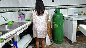 Stepbrother Seduces Me While Cooking And Fucks My Ass Hard