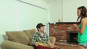 Cfnm teen 18+ gives a steamy blowjob today