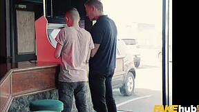 Louise Lee gets double teamed in a hot threesome parody