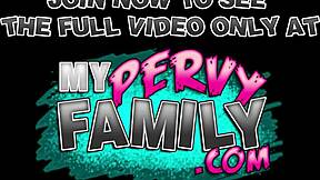 Slutty stepsister Natalie Brooks doesn't say no to blowjob.