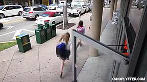 OMG, I’m suckin’ this huge security guy’s meat at work!